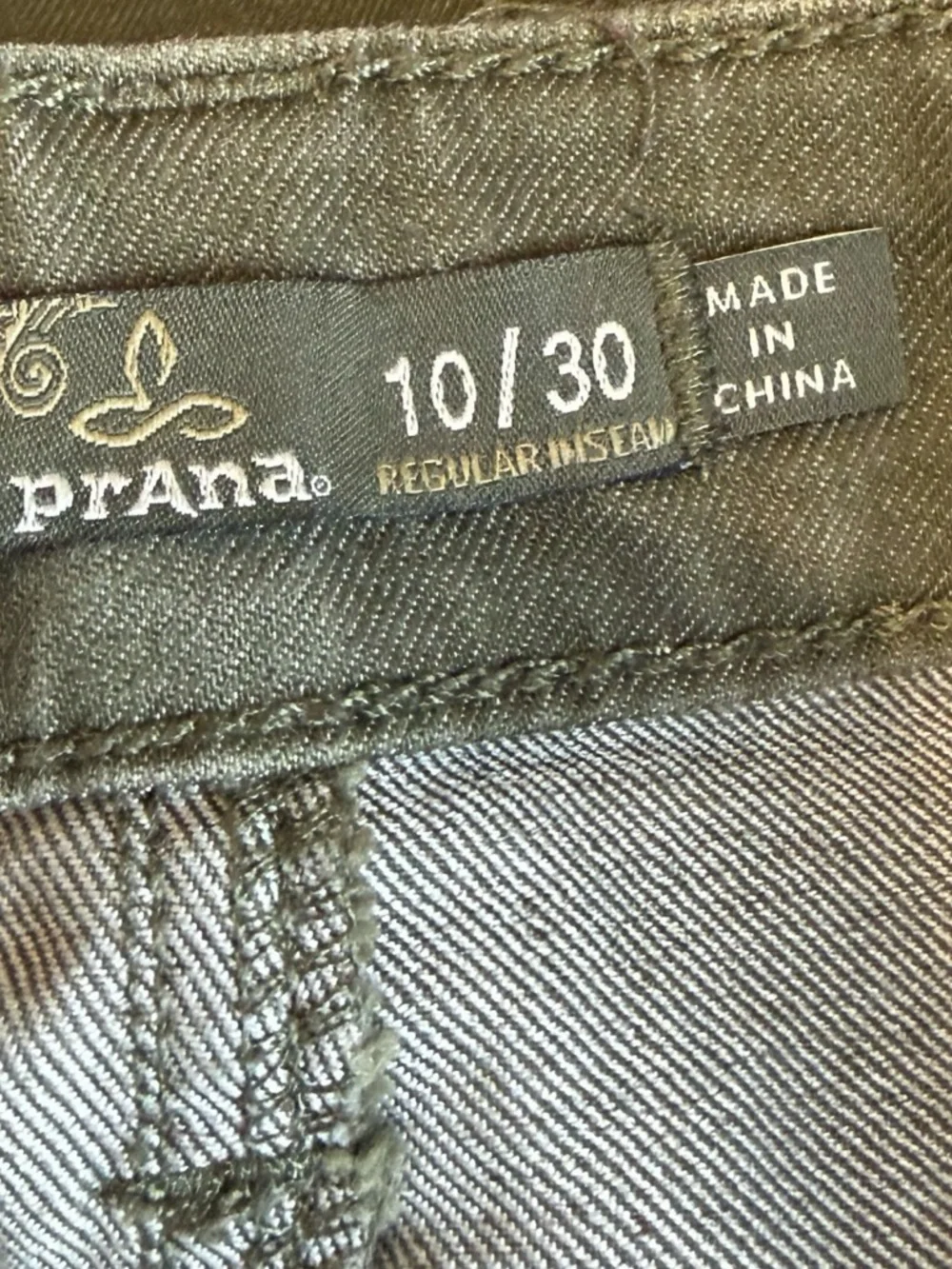 Prana Olive-Tone Stretch Skinny Jeans Size 10